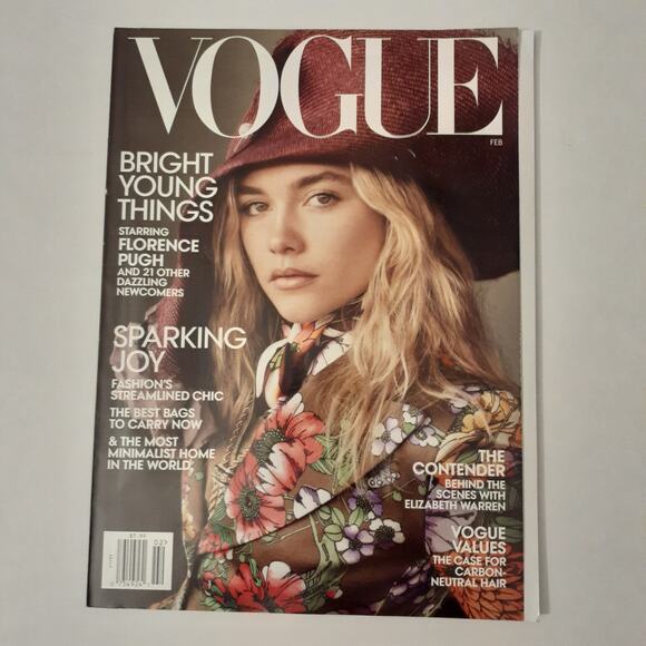 Vogue Magazine February 2020 Florence Pugh - Picture 2 of 3